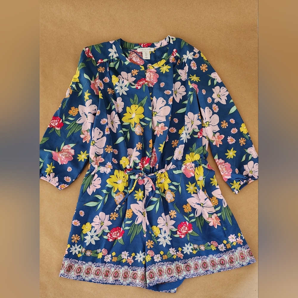 Tabitha Webb Floral Romper NWOT